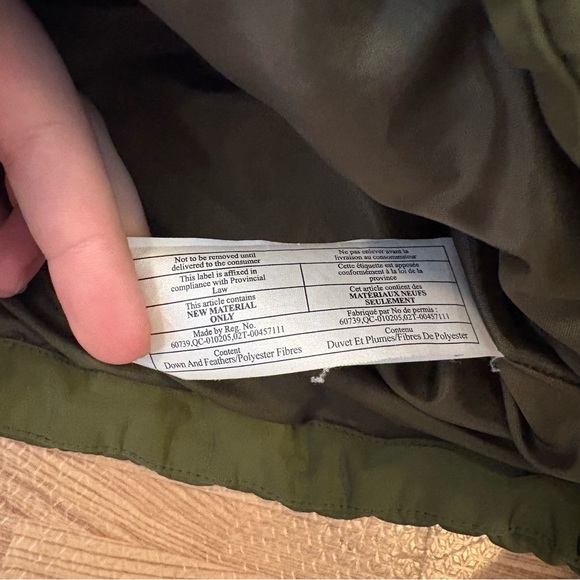Madewell Olive Green Hooded Puffer Jacket Women’s XXS Winter Coat - Picture 12 of 16